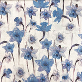 Floral Blue Prints 100% Cotton 112cm Wide Digitally Printed Cotton Fabric for Sewing, Crafting, Dressmaking, Patchwork
